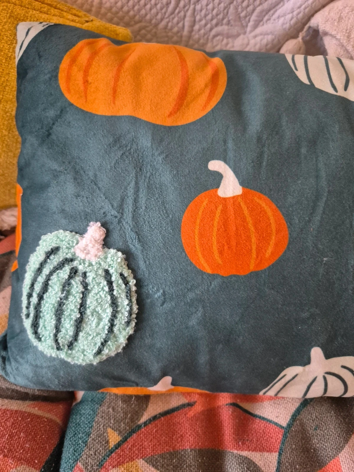 Pumpkin cushion 🎃 – photo 2